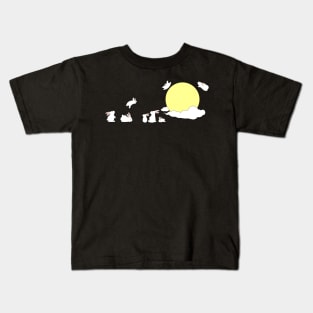 Bunnies at the Sun Kids T-Shirt